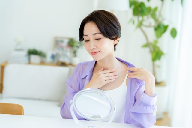 傷あとが気になる部分のスポットオイル