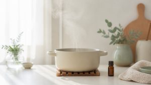 鍋の湯気で香りを広げる｜器具を増やさない冬のアロマの工夫
